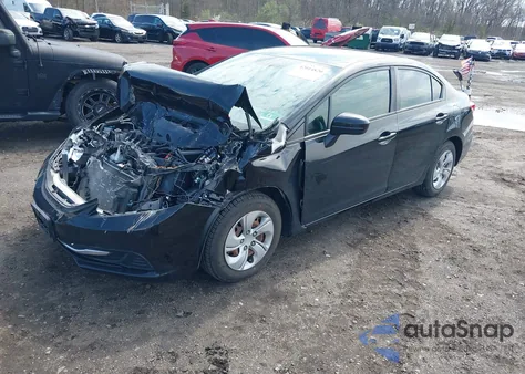 2015 Honda Civic Lx z USA, uszkodzony, nr VIN 19XFB2F57FE232744